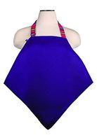 Food Firewall Adult Dining Bib/Mini-Apron-Top Clothing Protectors - Purple Basico, Available in Red, Blue, Tan, Teal, Rust, Sand, and Black