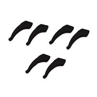 3 Pairs Anti-Slip Eyeglass Retainer Holder Sleeve Ear Hook Lock Black