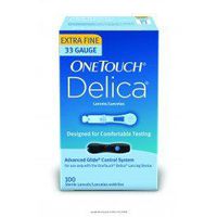 OneTouch Delica Lancets-Gauge 33 ga - Box of 100