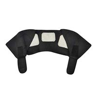 Hemgk Self-Heating Shoulder Pads, Composite Heating Cloth Magnetic Shoulder Pads, Tourmaline Elastic Fabric Spontaneous Heating Pad, for Body Massage, for Parents, Men, Women