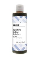 Amazon Brand - Solimo First Aid Antiseptic, 10% Povidone Iodine Solution, 8 fl oz
