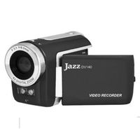 JAZZ DV140 VIDEO CAMCORDER AND HYBRID CAMERA BLACK 1.44" LCD 4X DIGITAL ZOOM