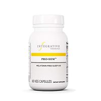 Integrative Therapeutics - Pro Som - Melatonin-Free Sleep Aid - L-Theanine, Magnesium, Theracurmin - Reduce Waking After Sleep Onset - Clinician Developed - Vegan - 60 Capsules
