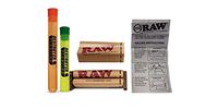 100% Authentic Raw Rollers Bundled with Two Exclusive Destroyer Plastics Doob Tubes One Large One Small (70mm Raw Original, 1)