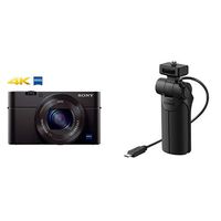 Sony Cyber-shot DSC-RX100 IV 20.1 MP Digital Still Camera with Vct Camera Grip, Vlogging Black (VCTSGR1)