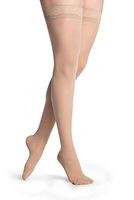 SIGVARIS Women’s Style Medium Sheer 750 Closed Toe Thigh-Highs w/Grip Top 20-30mmHg