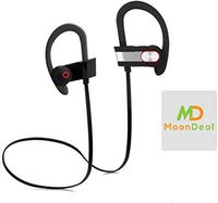 Wireless Sport Bluetooth Headset, Lightweight, Sweatproof, EarHook, for Running, Talking & Listening for LG Stylo 3 Plus PLUS GIFT [Protective Hard Carry Case&Screen Cleaner] - Silver