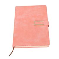 Cupcinu Classic Notebook Journal Notebooks For Men - Medium A5 23.5CMx17.6CMx2CM Hard Cover/Fine PU Leather, Inner Pocket, Quality Paper (pink)