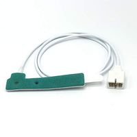 Disposable Spo2 Sensor Neonate/Adult Non-Adhesive Foam Sensor, Compatible Nellcor N25, Nellcor Cable 2.9ft 7 Pins - 12 Pack
