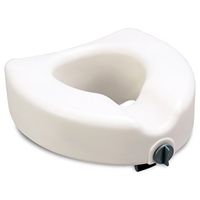 Giantex Medical Raised Toilet Seat Elevated Safety Locking Lock Mechanism Medical Aid for Elderly Disabled Handicapped Standard Height Tall Bathroom Sturdy Portable Raised Toilet Seat, 5 Inches