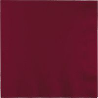 Club Pack of 500 Burgundy Purple 3-Ply Paper Party Lunch Napkins 6.5"