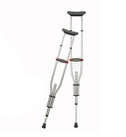ZYL-YL Foldable Underarm Crutches for Disabled People Elderly Mobility, Aluminium Lightweight Adjustable Axilla Crutches