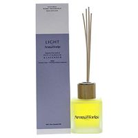 AromaWorks Light Petitgrain and Lavender Reed Diffuser - Aromatic Citrus, Warming Herbal Undertones Aroma - 100% Pure Essential Oils from around the Globe - Natural, Vegan, Cruelty Free - 3.4oz