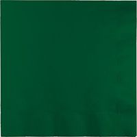 Club Pack of 250 Hunter Green Premium 3-Ply Disposable Dinner Party Napkins 8.75"