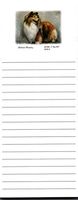 Sheltie Magnetic List Pads - Set of 2