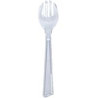 Party Dimensions Single Count Plastic Serving Fork, Clear