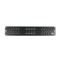 Hellermann Tyton P108-24-MOD Modular Patch Panel 24 Port, 2U, Steel, Black
