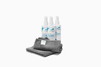 IdeaPaint Refresh Set | 3 Ideapaint Dry Erase Cleaner Spray, 8 Ounce and 2 Microfiber Cleaning Cloths (2-Packs, 4 Total)