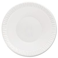 Dart 12BWWQR Quiet Classic Laminated Foam Dinnerware Bowls, 10-12 Oz, White, 125/Pk