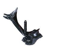 Premium Latex High Leg Brief with Anal Sheath - Fetish - Black (Small - Washed & Shined)