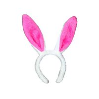 Fineday Easter Bunny Headband, Cute Women Girls Long Bunny Ears Headband Rabbit Hair Accessory Perfect for Easter Party Decoration (Hot Pink)