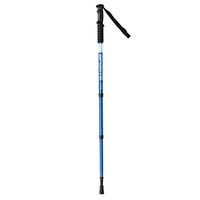 Crutches Trekking Poles Telescopic Sticks Hiking Climbing Equipment Aluminum Alloy Walking Multi-Function (Color : Blue, Size : 60cm)