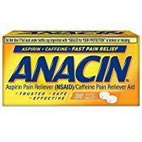 Anacin Fast Pain Relief Aspirin & Caffeine Pain Reliever, 300-Ct Coated Tablets Thank you to all the patrons We hope that he has gained the trust from you again the next time the service