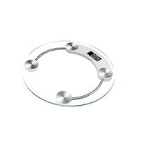 Digital Body Weight Bathroom round Scale, Step-On Technology, 400 Pounds，Precision Measurements ( Color : White )