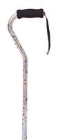 Essential Medical Supply Designer Offset Handle Cane in Morning Glory