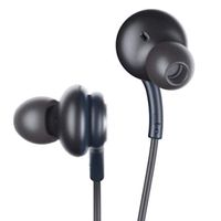 S10+ Ear Buds in Ear Headphones 3.5mm in-Ear Earphone Super Bass Volume Control with Mic Wire Headset for Samsung Galaxy for iPhone (Black)