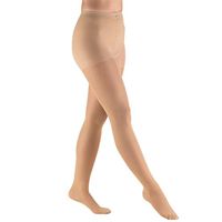 Truform Sheer Compression Pantyhose, 30-40 mmHg, Women's Shaping Tights, 20 Denier, Beige, Small