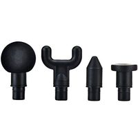 TECHMOO Massage Adapter Bit Set of 4- Percussion Massage Converter Tip & Bit for Wonder Maxi Personal Massage Tool