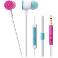 Audio Technica Inner Ear Headphone　for iPod/iPhone/iPad White Crazy ATH-CKL220i WCZ