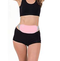 CEBuy USB Graphene Warming Waist Belt, Portable Heating Pad for Menstrual Cramps Lower Back Stomach Pain Relief, 3 Temperature Settings with Adjustable Size (Grey) (Pink)