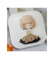 DIY Little Girl Contact Lens case for Glasses Spectacle case for Color Lens,A