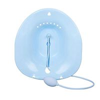 JFGUOYA Sitz Bath Over-The-Toilet Perineal Soaking Bath, for Hemorrhoidal Relief, for Pregnant Women, for The Elderly, Ideal for Post-Episiotomy Patients,Blue