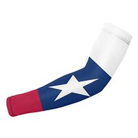 Sincerity First Texas Pilot Flag UV Protection Cooling Arm Sleeves for Sports Cycling Men Women