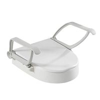 XUEZHEN Medical Supplies Toilet Seat White, Elevated Toilet Seat, Movable Arm Elevated Disabled Assistance Universal