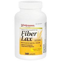 Walgreens Fiber Lax Caplets, 140 ea