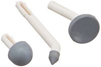 Rolyan Mini Massager Replacement Heads, Replacements for Battery Operated Medical Massager, 3 Replacement Heads, Relaxing Pulse Massager with Round, Flat, or Pointed Tips