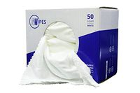 Mwipes 10" x 12" Reusable Microfiber Wipes - MWipes1012-White - 50 Per Box (White)