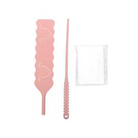 Long Handle Gap Brush Detachable Cleaning Duster For Sofa Bed Bottom Door Clips Non-Woven Dust Cleaner,Pink