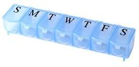 Apex 7-Day Pill Organizer, Ultra Bubble-Lok, 1 Organizer (Pack of 2)