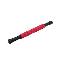 17 inch Body Fitness PP Muscle Massage Bar Fitness Gear Massage Stick Yoga Deep Muscle Relax Massage Shaft Fascia Roll (Red)