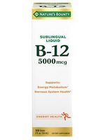Nature's Bounty, Super Strength B-12, 5000mcg, 2-Ounce (Pack of 3)
