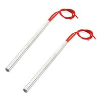 Water & Wood Electric Mold Single End Cartridge Heater 9.5mm x 200mm 110V 800W 2Pcs