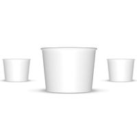 12 oz Paper Ice Cream Cups (500, White)