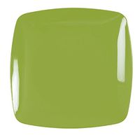 Renaissance 7.5" Rounded Square Plate (Set of 120) Color: Green