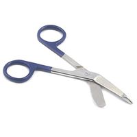 LAJA IMPORTS 1 Lister Bandage Nurse Scissors - 4 1/2" Color Handles (Blue)