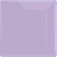 Lavender Square Paper Plates | 7" | Pack of 20 | Party Supply